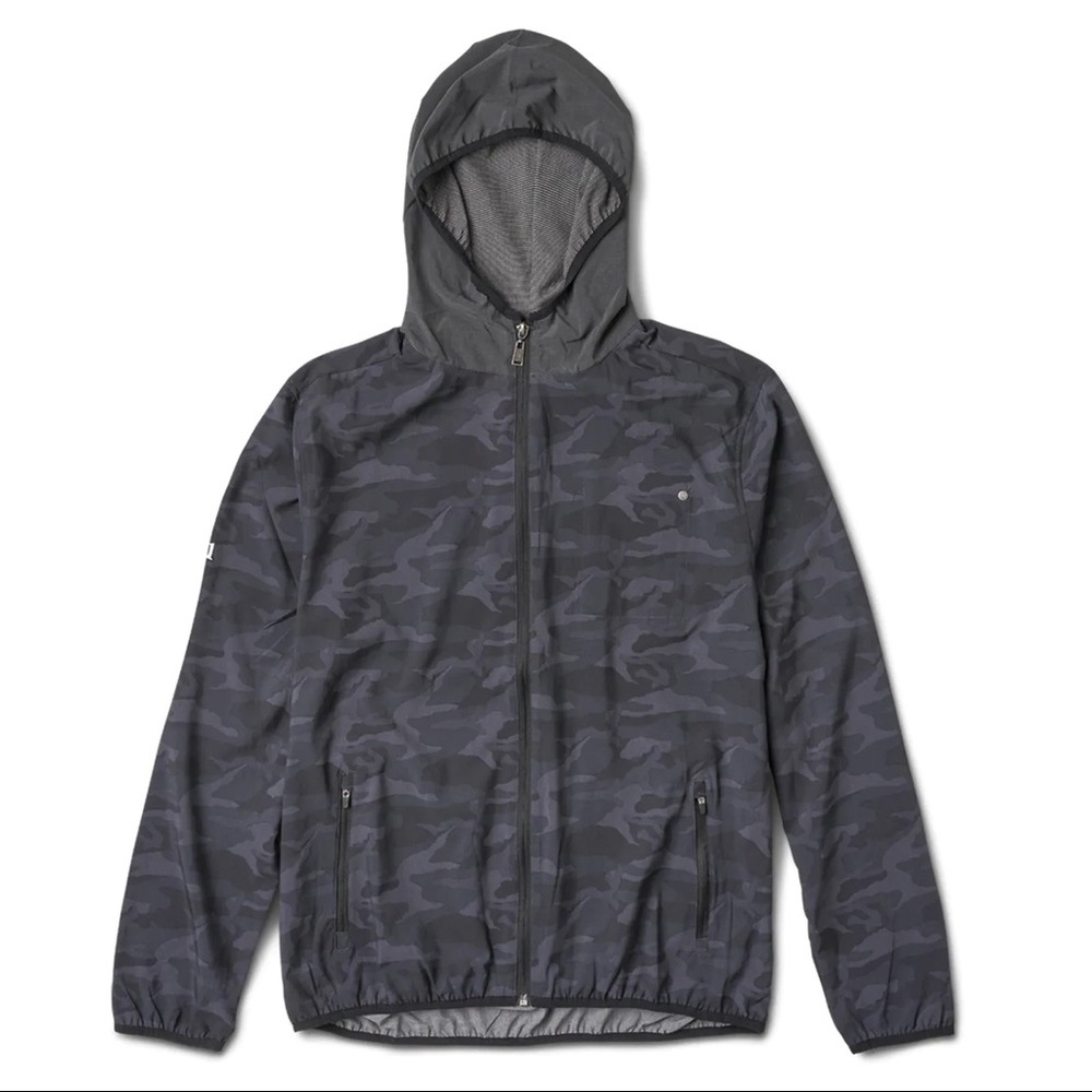 Vuori Men’s Camo Outdoor Trainer Shell Jacket